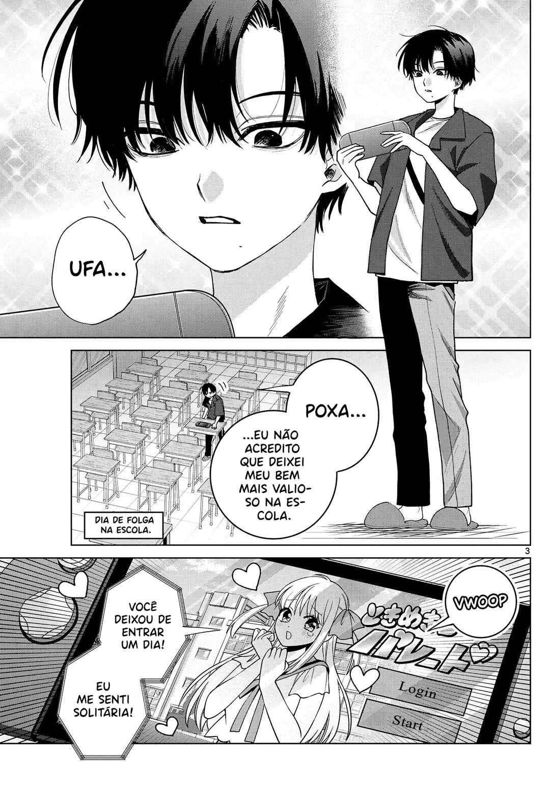 Momose Akira no Hatsukoi Hatan-chuu. — Cap. 61, pág. 4