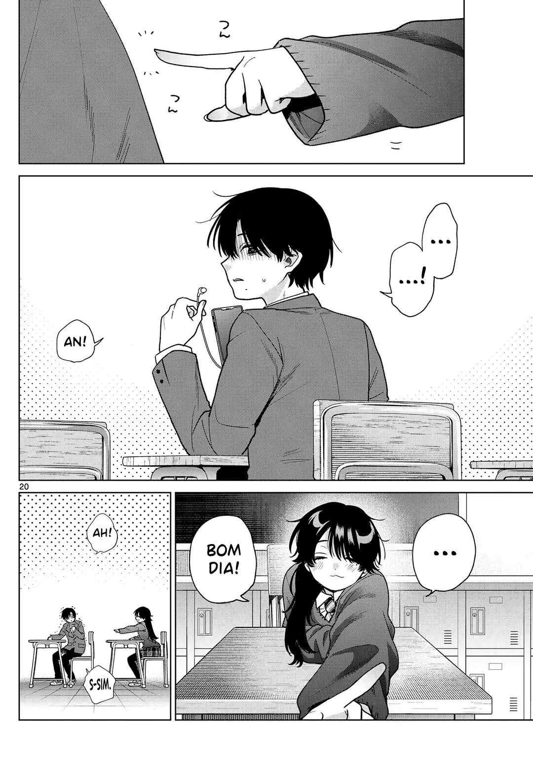 Momose Akira no Hatsukoi Hatan-chuu. — Cap. 61, pág. 21