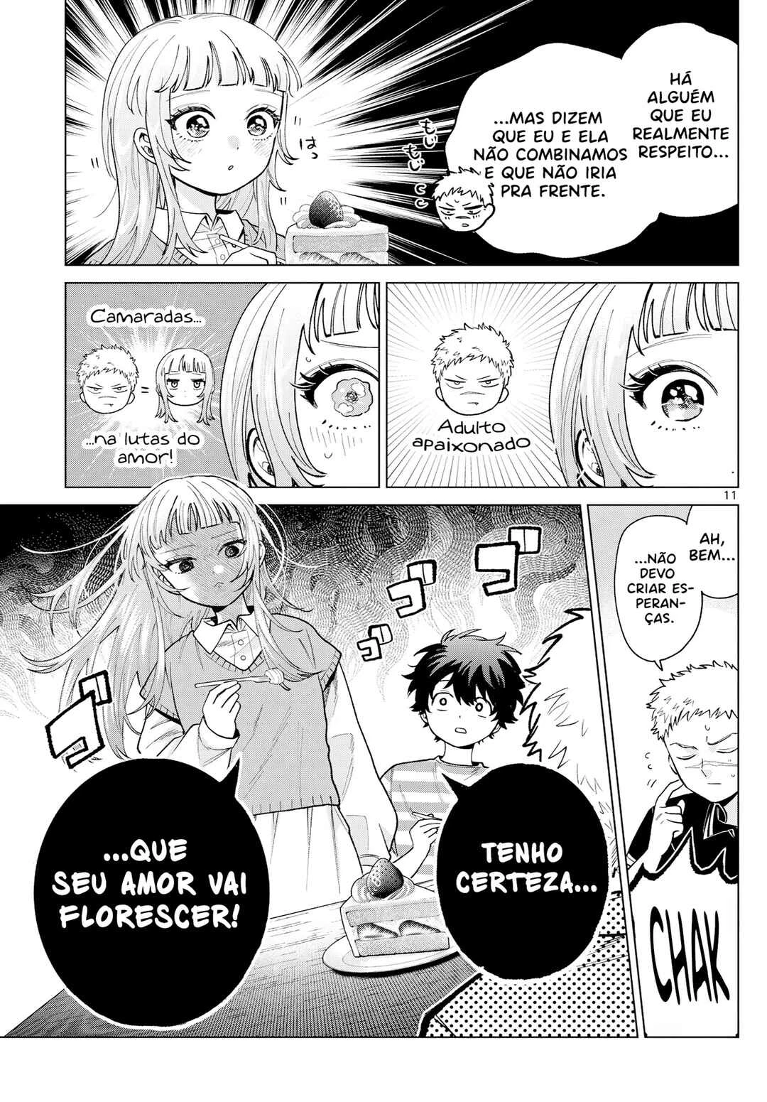 Momose Akira no Hatsukoi Hatan-chuu. — Cap. 62, pág. 12
