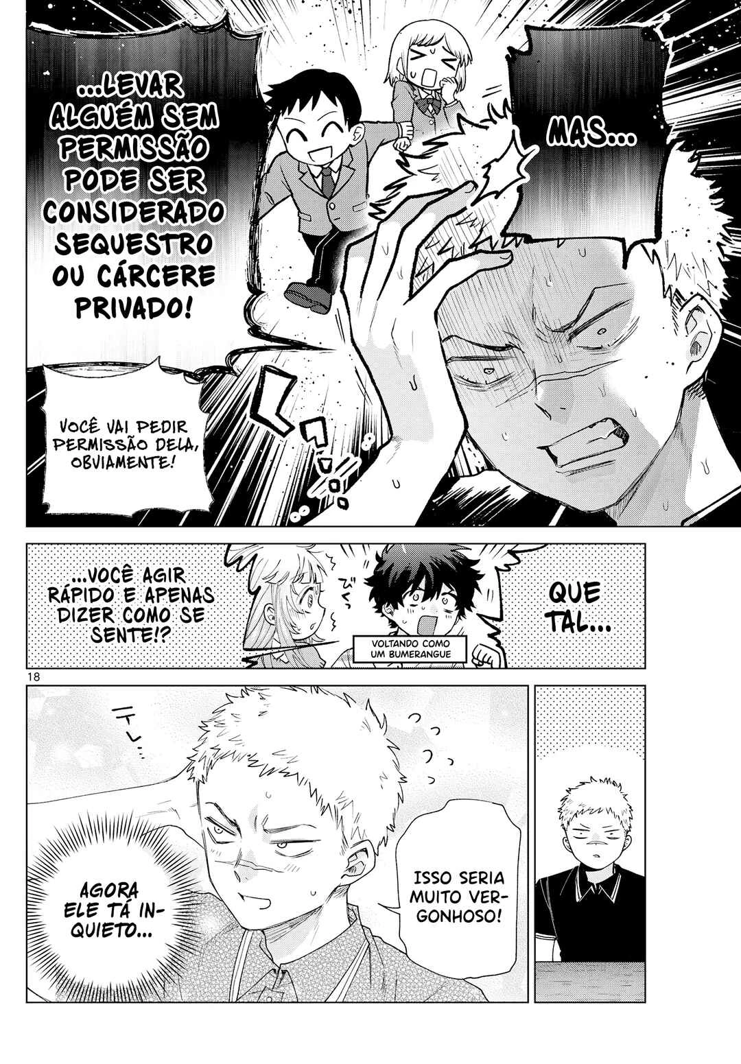 Momose Akira no Hatsukoi Hatan-chuu. — Cap. 62, pág. 19