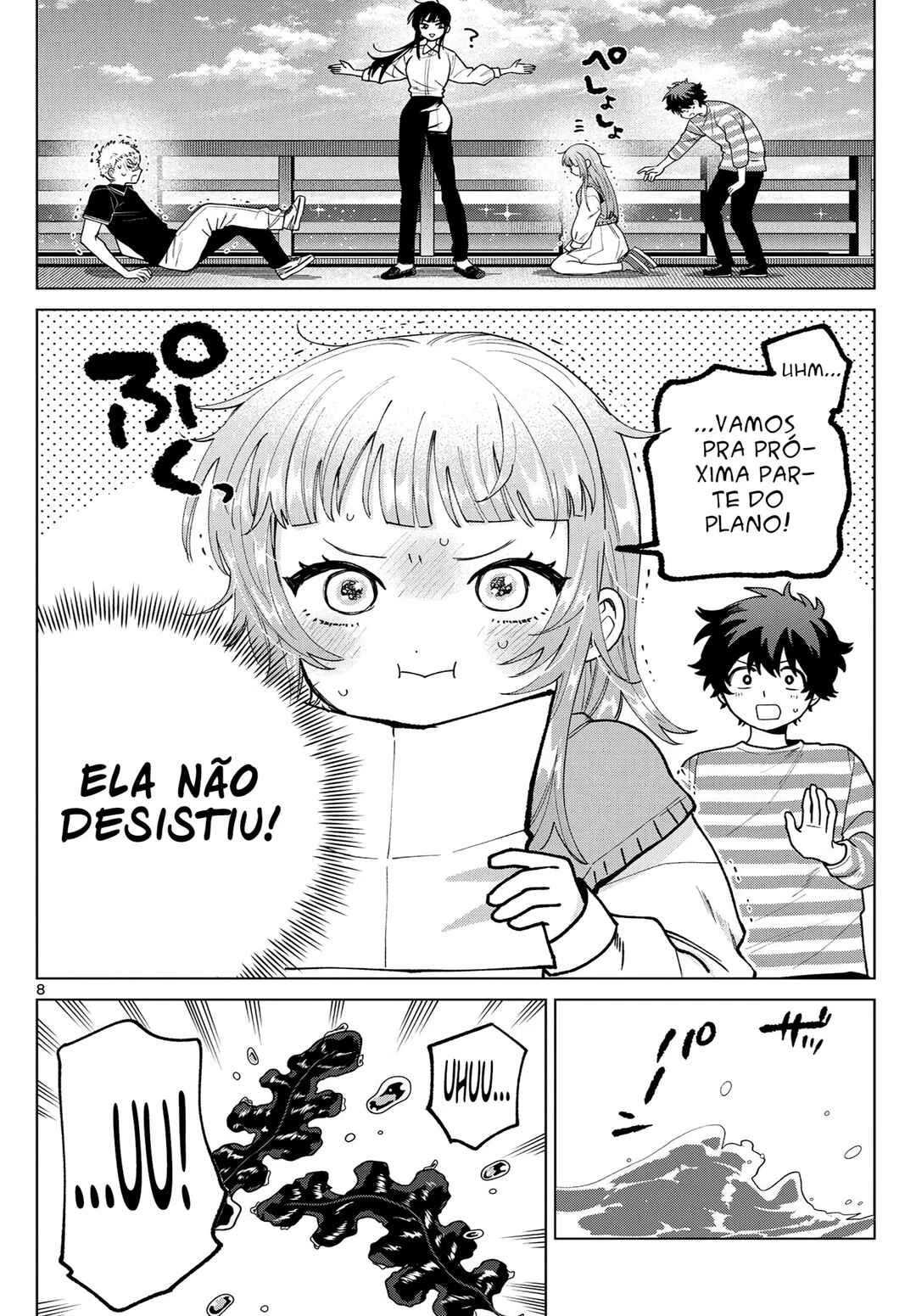 Momose Akira no Hatsukoi Hatan-chuu. — Cap. 63, pág. 9