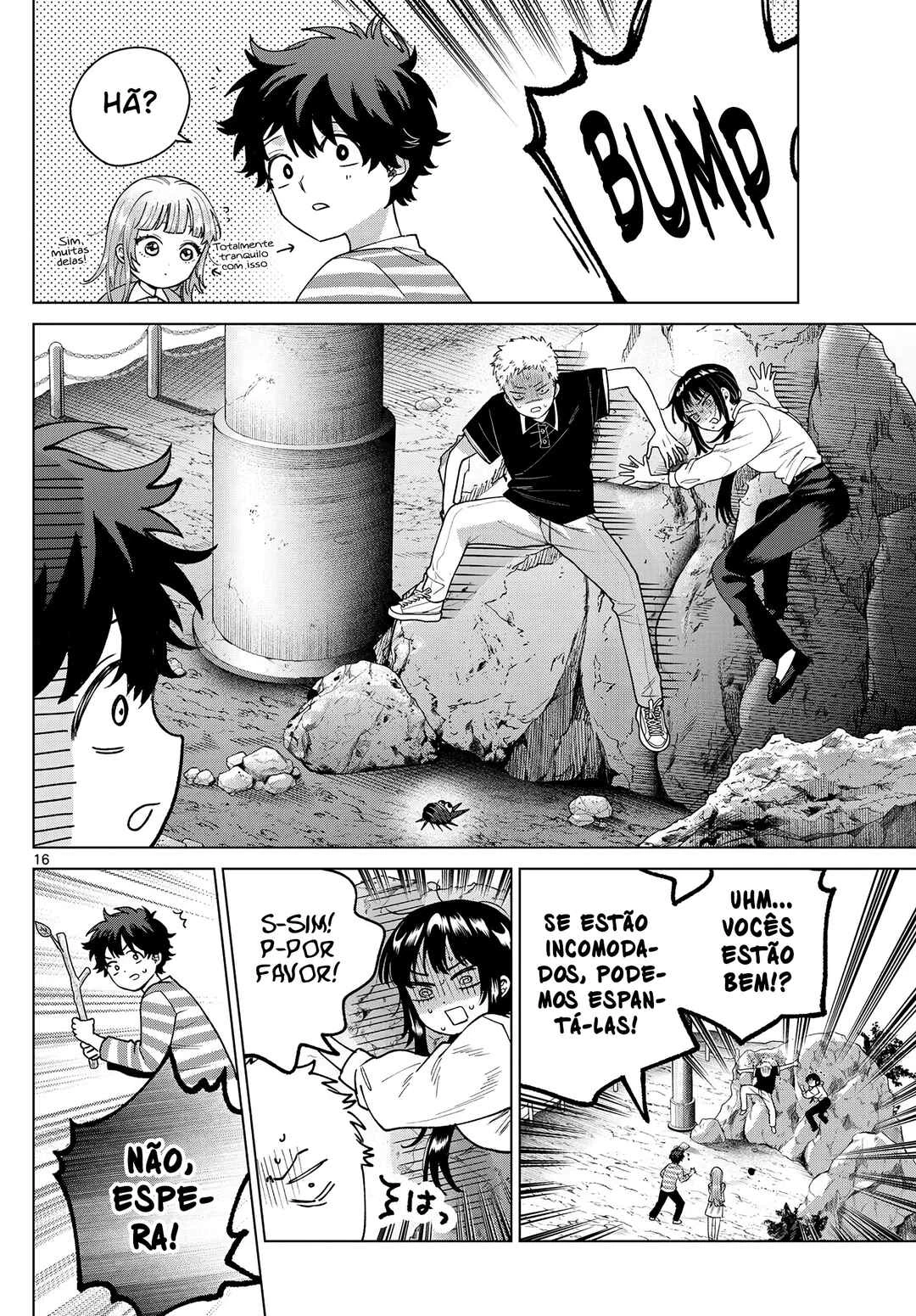 Momose Akira no Hatsukoi Hatan-chuu. — Cap. 63, pág. 17