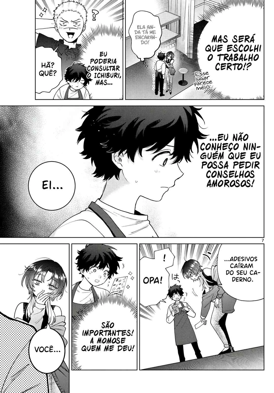 Momose Akira no Hatsukoi Hatan-chuu. — Cap. 64, pág. 7