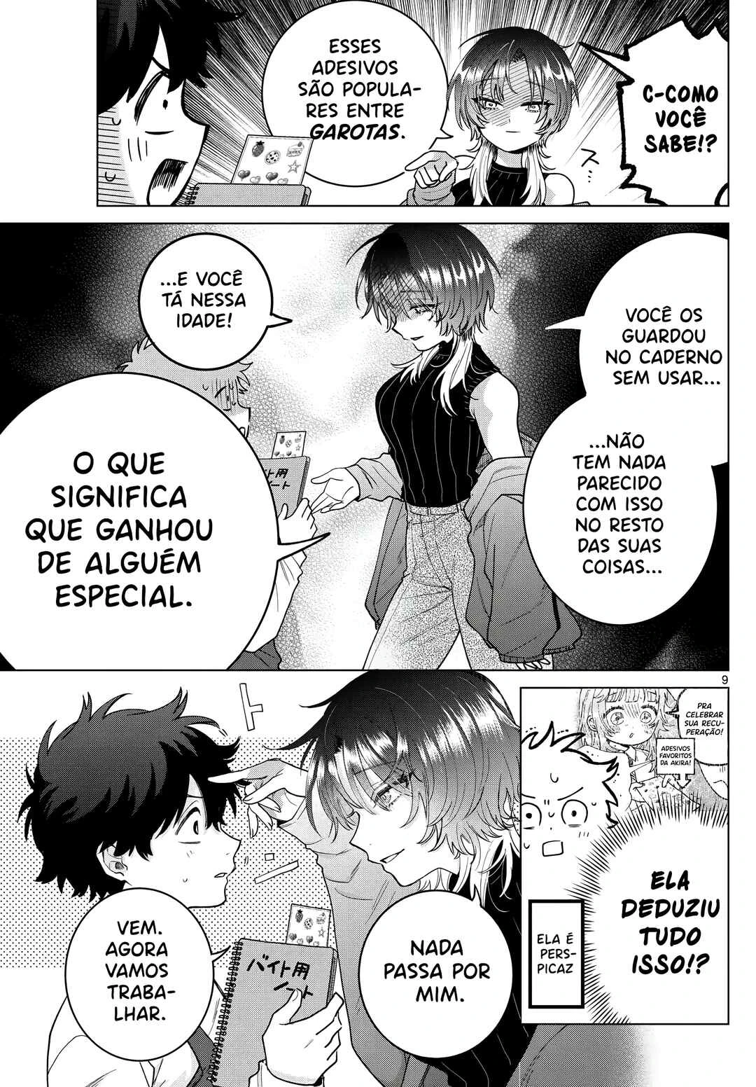 Momose Akira no Hatsukoi Hatan-chuu. — Cap. 64, pág. 9
