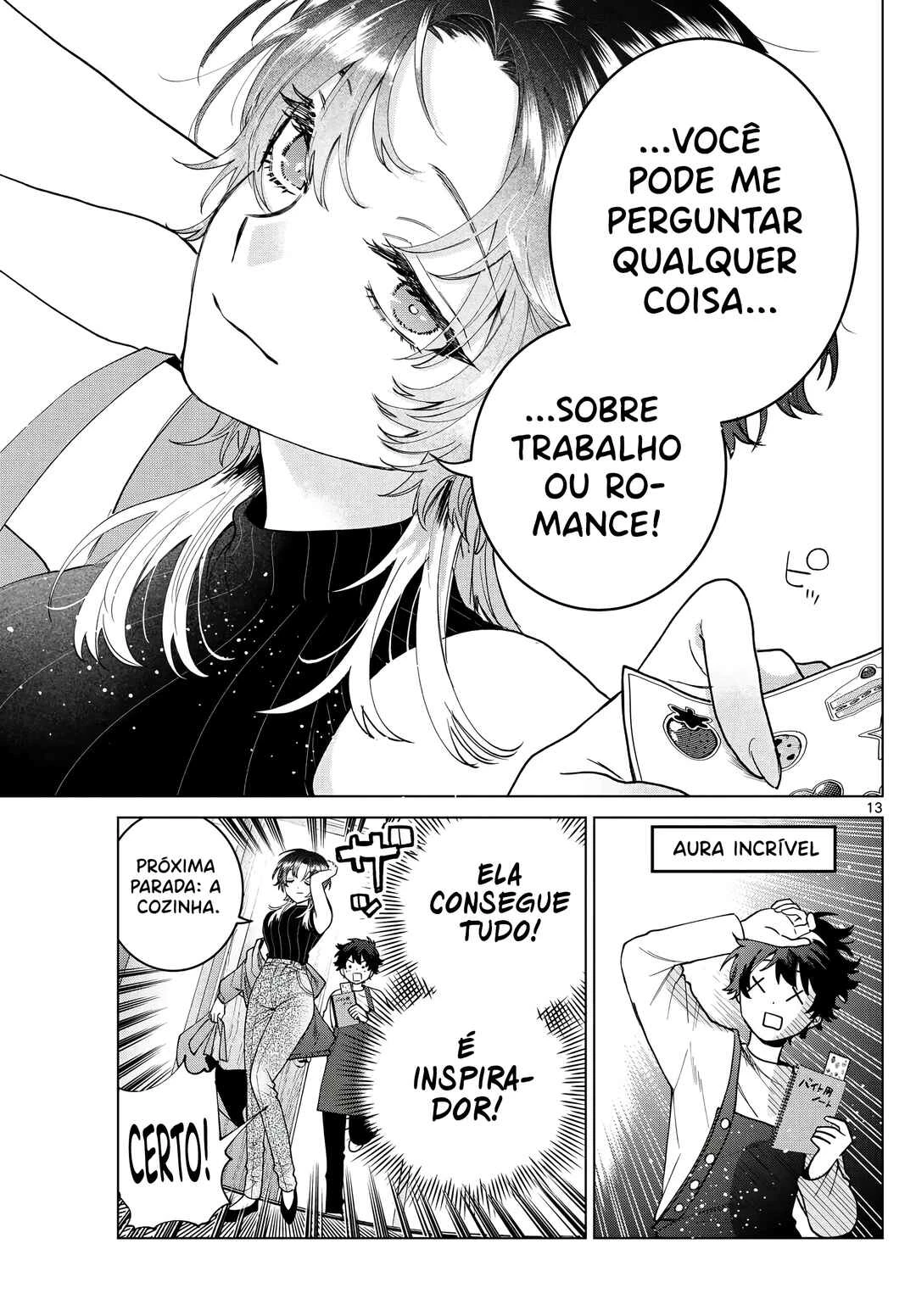 Momose Akira no Hatsukoi Hatan-chuu. — Cap. 64, pág. 13