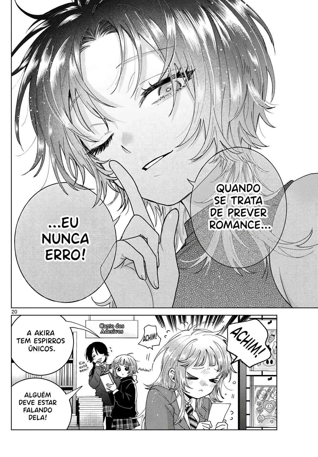 Momose Akira no Hatsukoi Hatan-chuu. — Cap. 64, pág. 20
