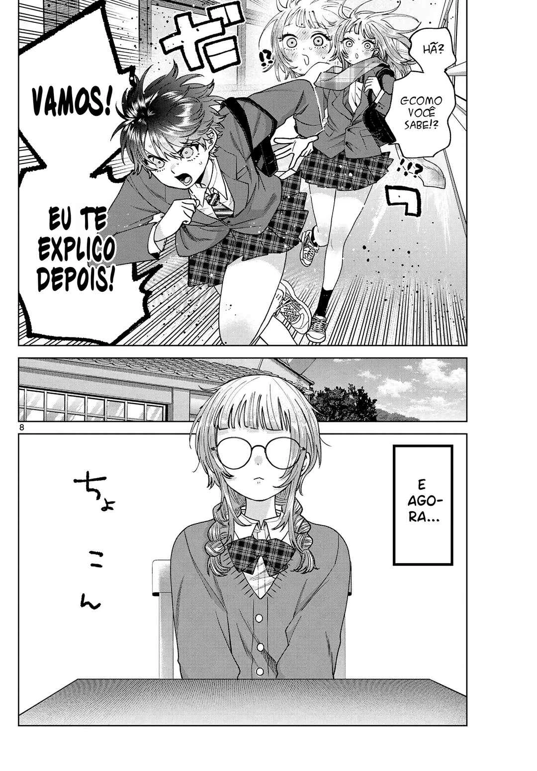 Momose Akira no Hatsukoi Hatan-chuu. — Cap. 65, pág. 9