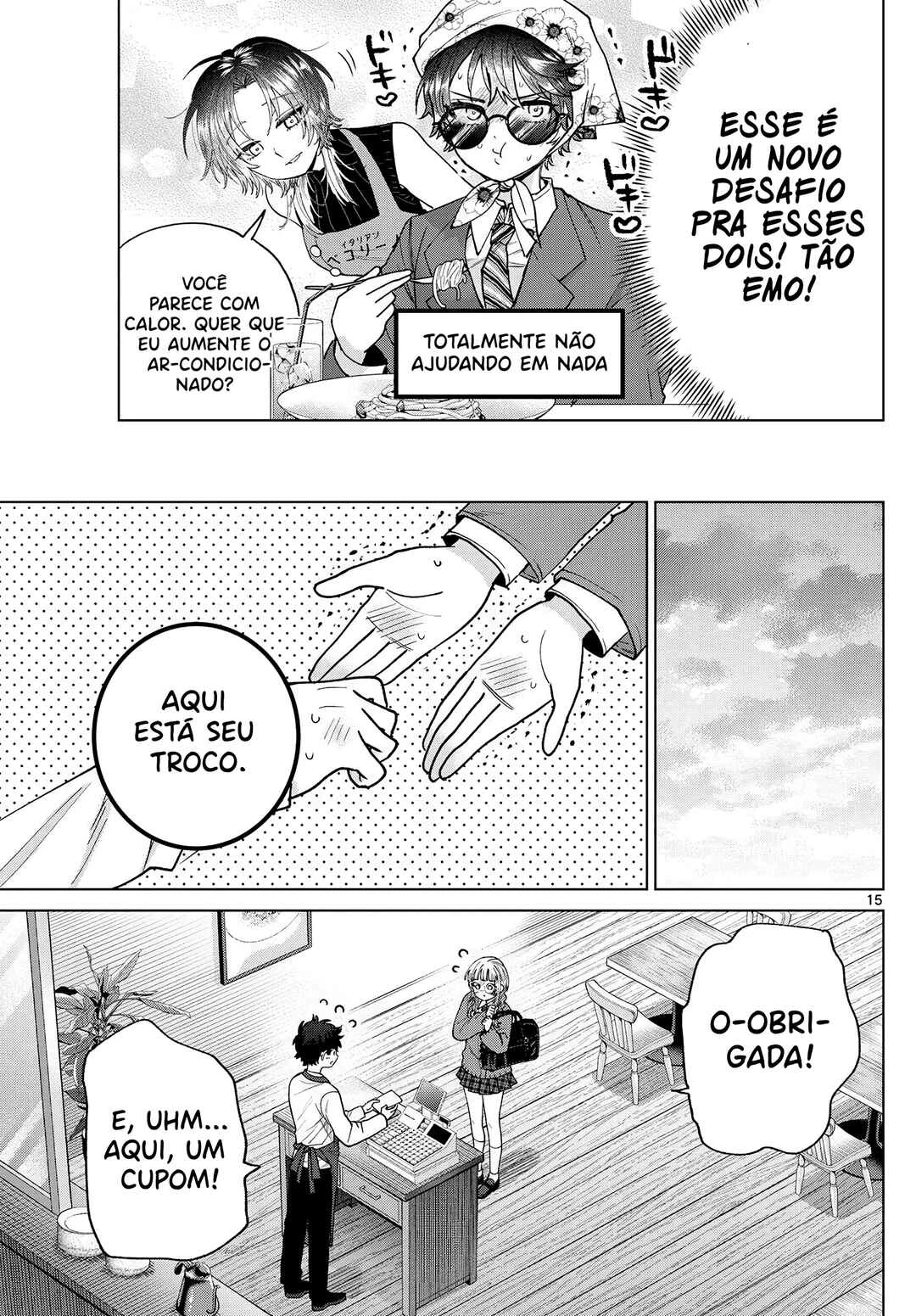 Momose Akira no Hatsukoi Hatan-chuu. — Cap. 65, pág. 16