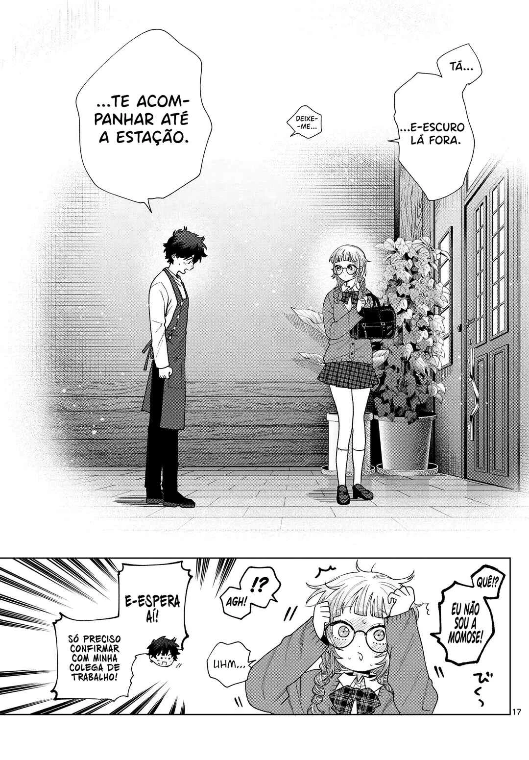 Momose Akira no Hatsukoi Hatan-chuu. — Cap. 65, pág. 18