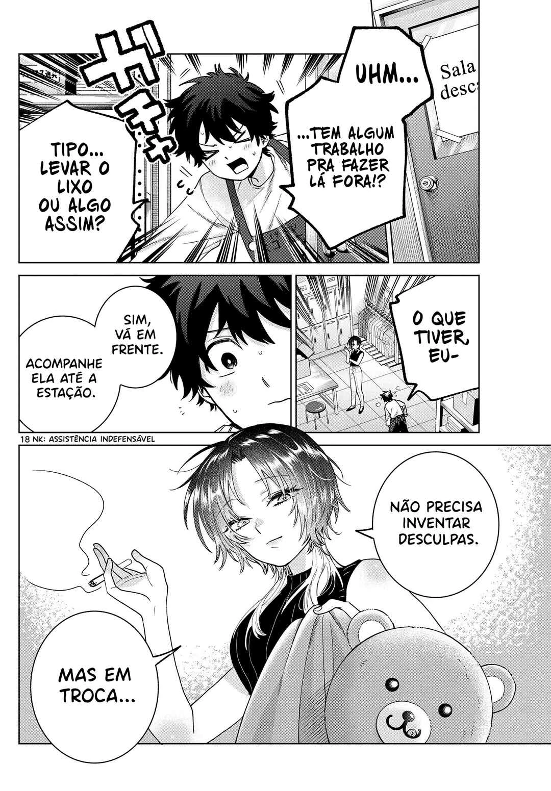 Momose Akira no Hatsukoi Hatan-chuu. — Cap. 65, pág. 19