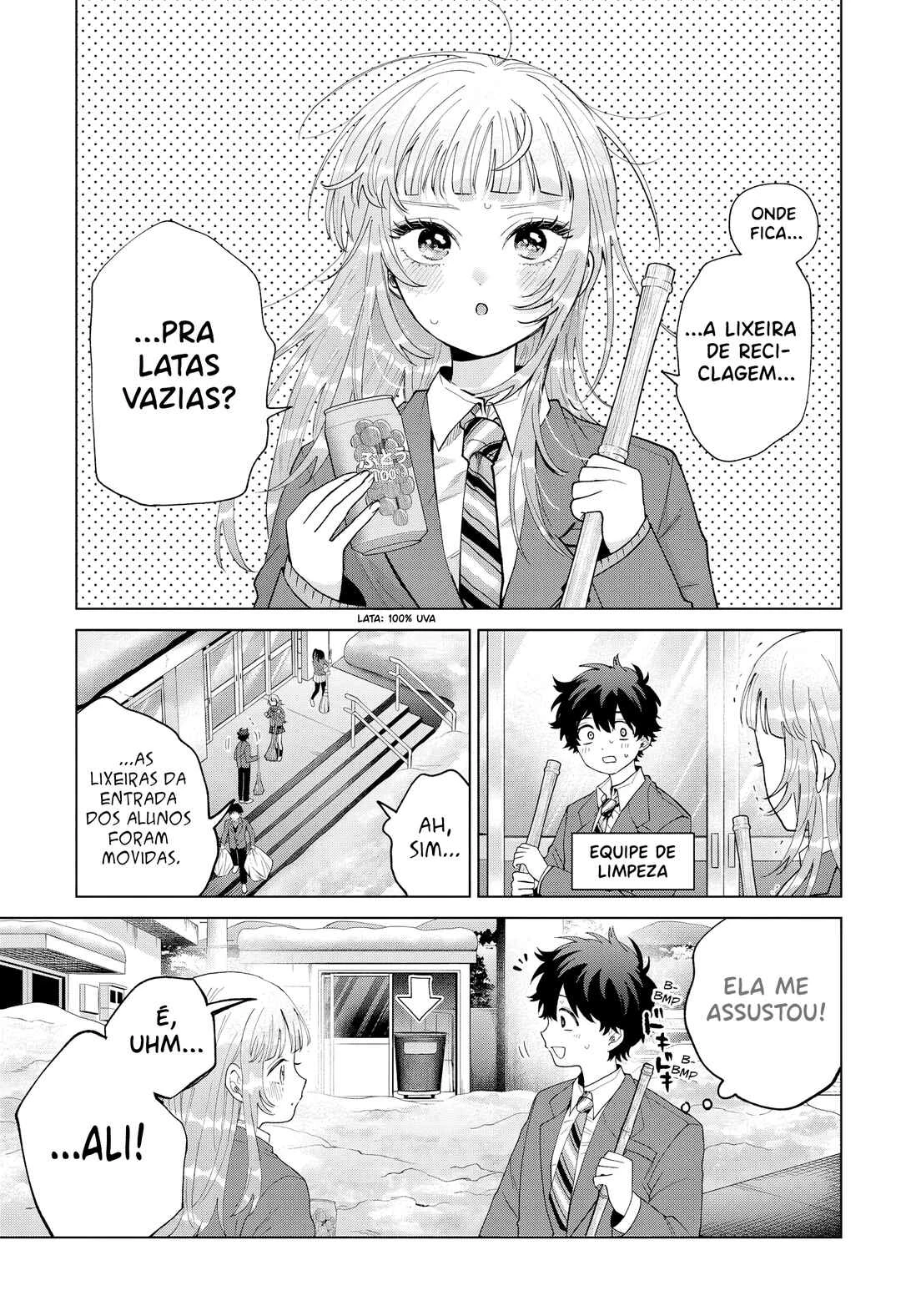Momose Akira no Hatsukoi Hatan-chuu. — Cap. 77, pág. 14