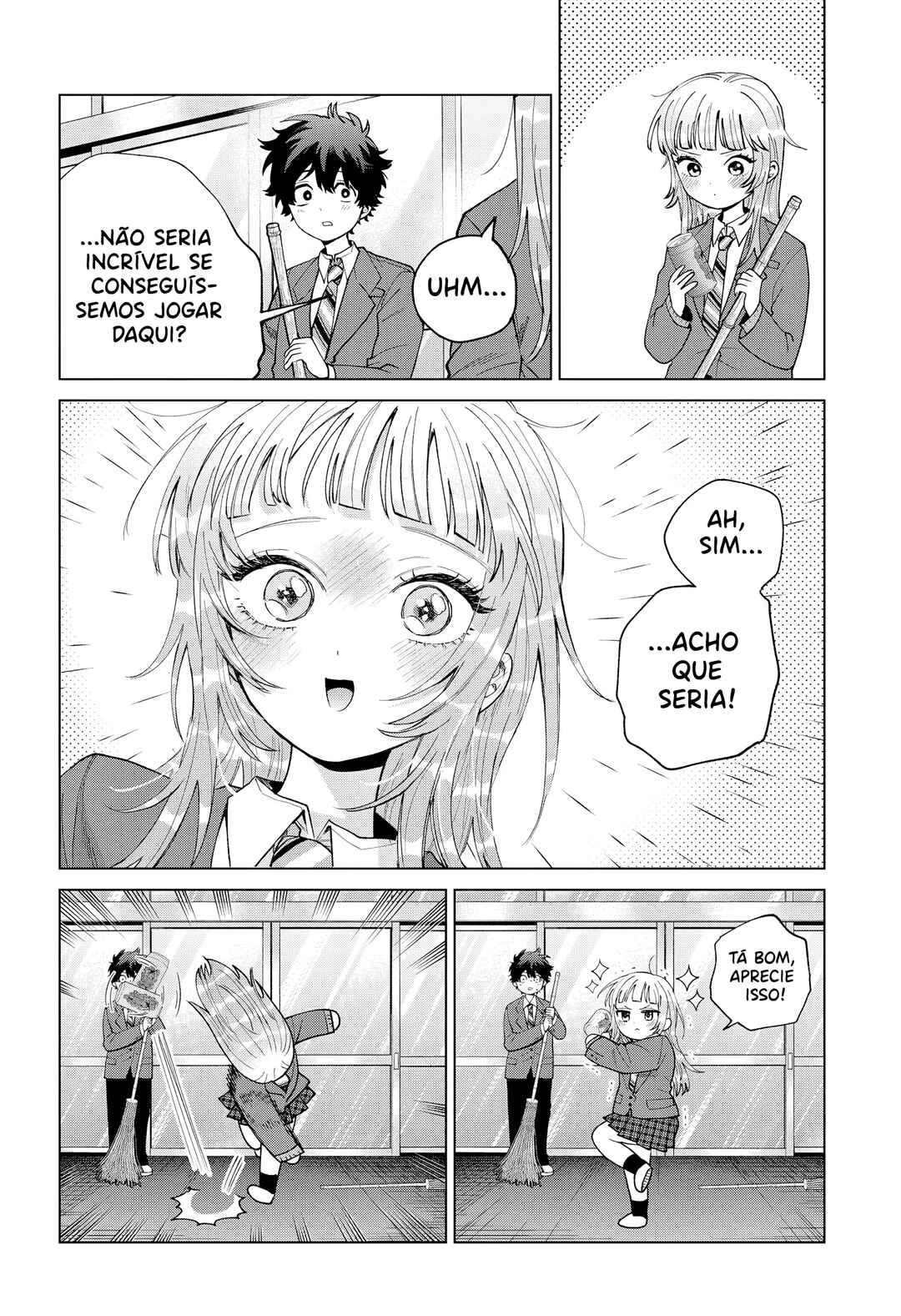 Momose Akira no Hatsukoi Hatan-chuu. — Cap. 77, pág. 15