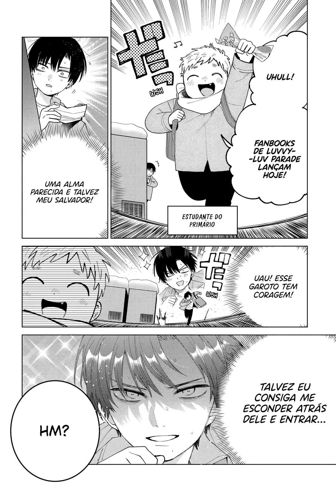 Momose Akira no Hatsukoi Hatan-chuu. — Cap. 80, pág. 5