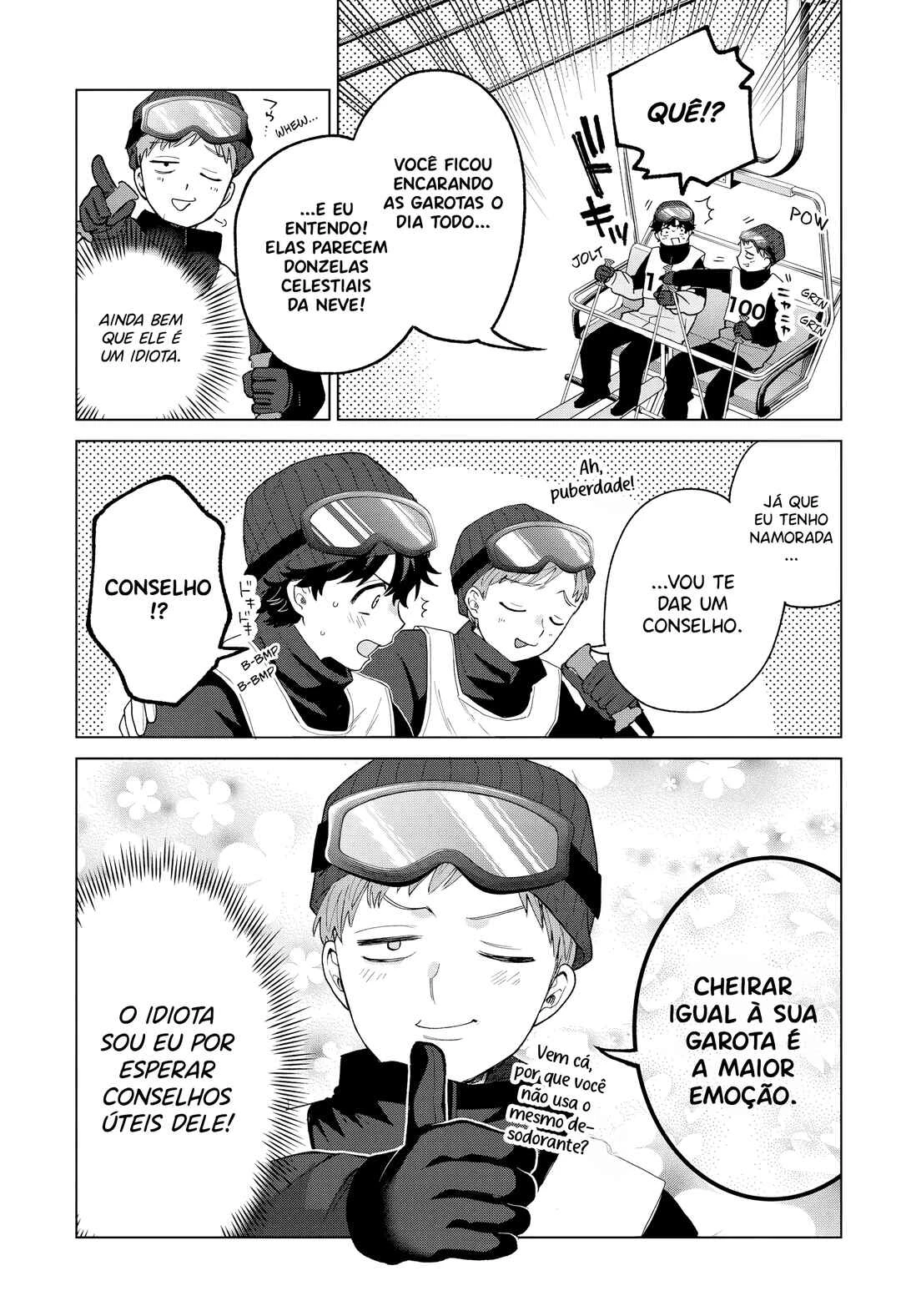 Momose Akira no Hatsukoi Hatan-chuu. — Cap. 81, pág. 14