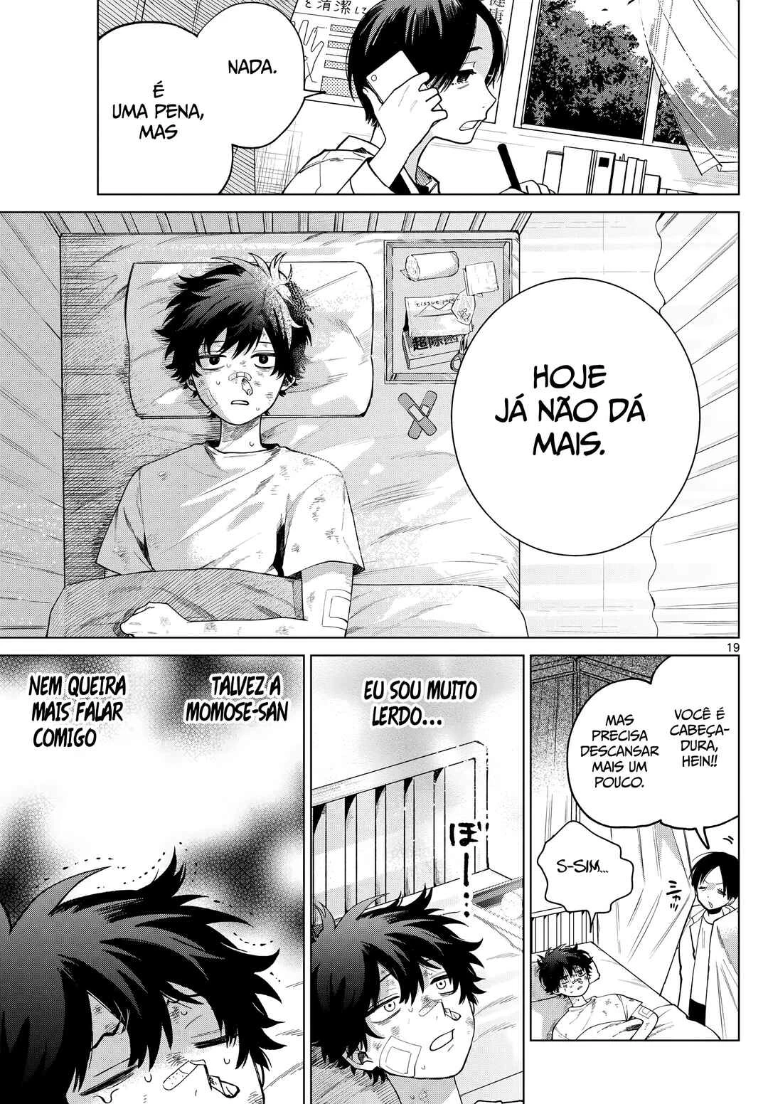 Momose Akira no Hatsukoi Hatan-chuu. — Cap. 9, pág. 19