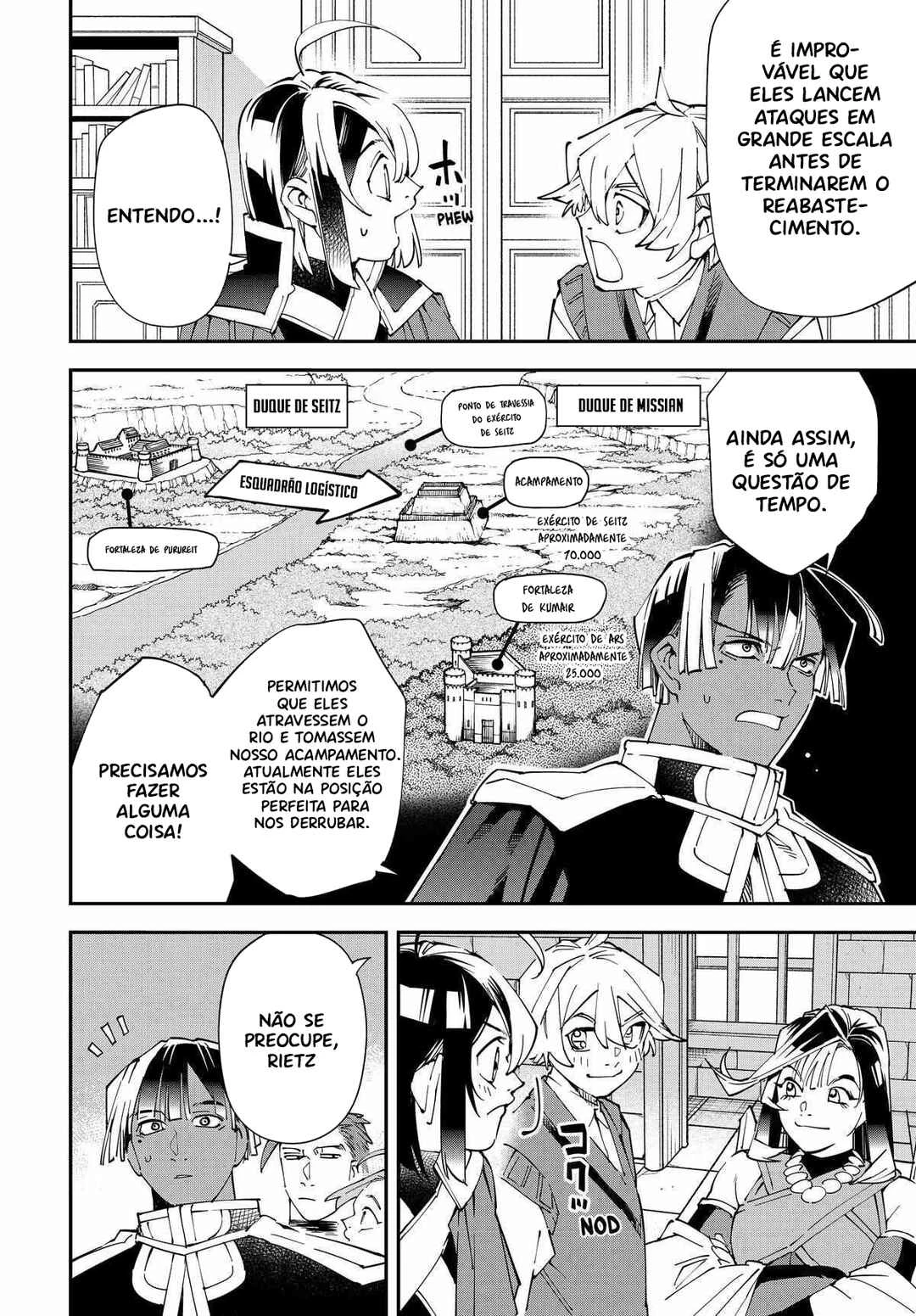 Tensei Kizoku, Kantei Skill de Nariagaru: Jakushou Ryouchi o Uketsuida node, Yuushuu na Jinzai o Fuyashiteitara, Saikyou Ryouchi ni Natteta — Cap. 14, pág. 7