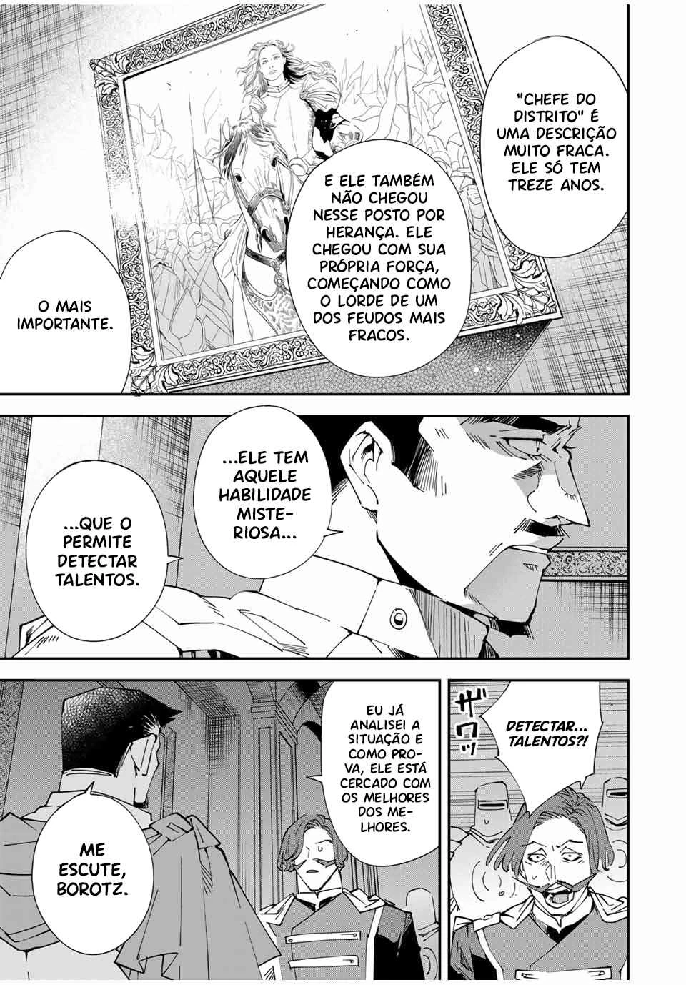 Tensei Kizoku, Kantei Skill de Nariagaru: Jakushou Ryouchi o Uketsuida node, Yuushuu na Jinzai o Fuyashiteitara, Saikyou Ryouchi ni Natteta — Cap. 3, pág. 18