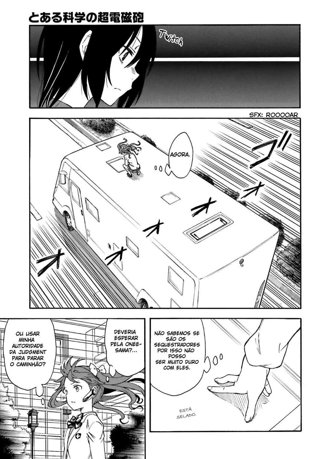 Toaru Majutsu no Index Gaiden: Toaru Kagaku no Railgun — Cap. 108, pág. 7