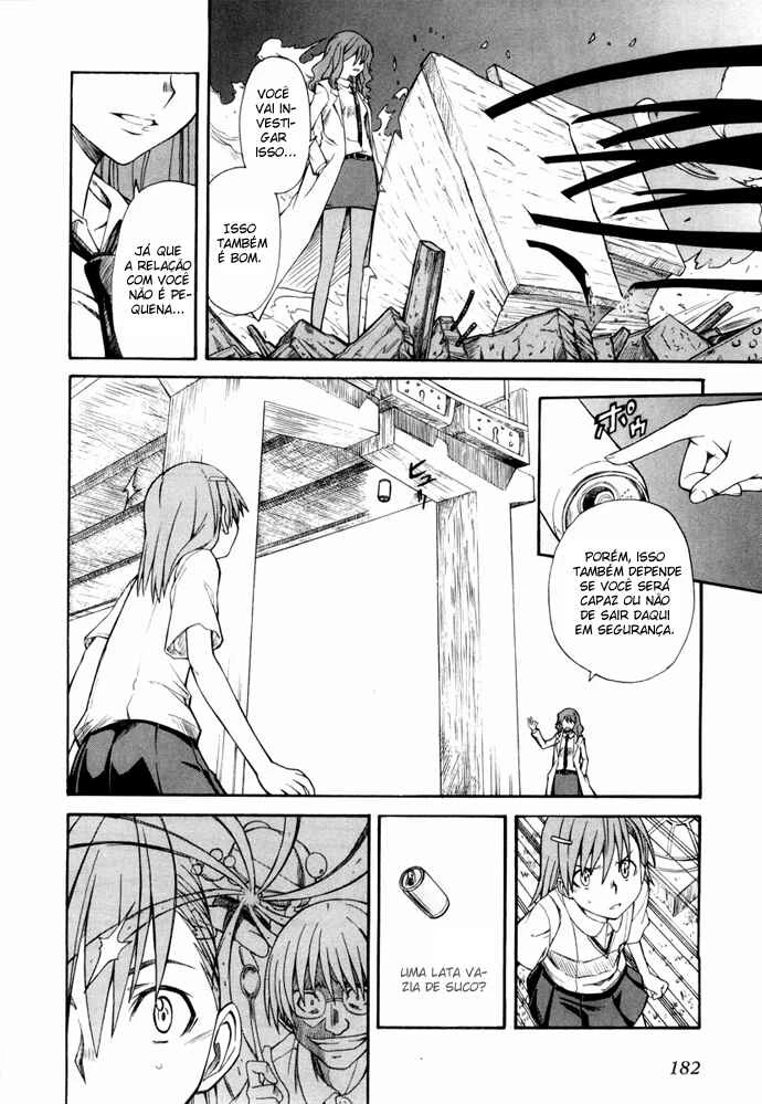Toaru Majutsu no Index Gaiden: Toaru Kagaku no Railgun — Cap. 13, pág. 18