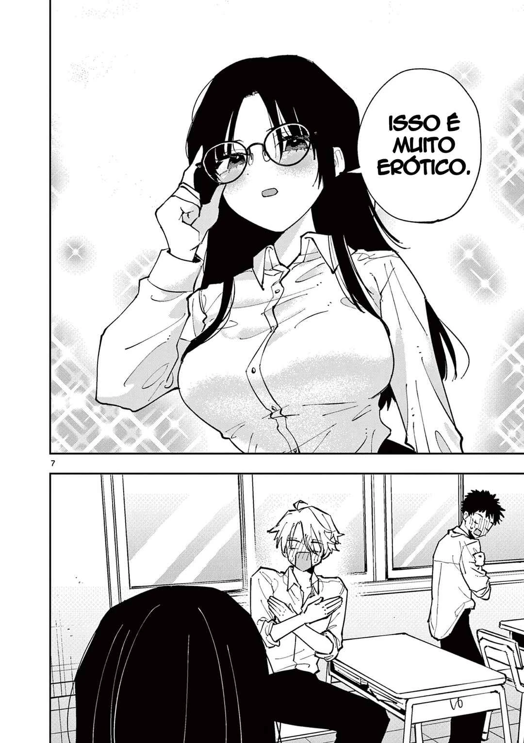 Tonari no Seki no Yatsu ga Souiu Me de Mitekuru — Cap. 1, pág. 8