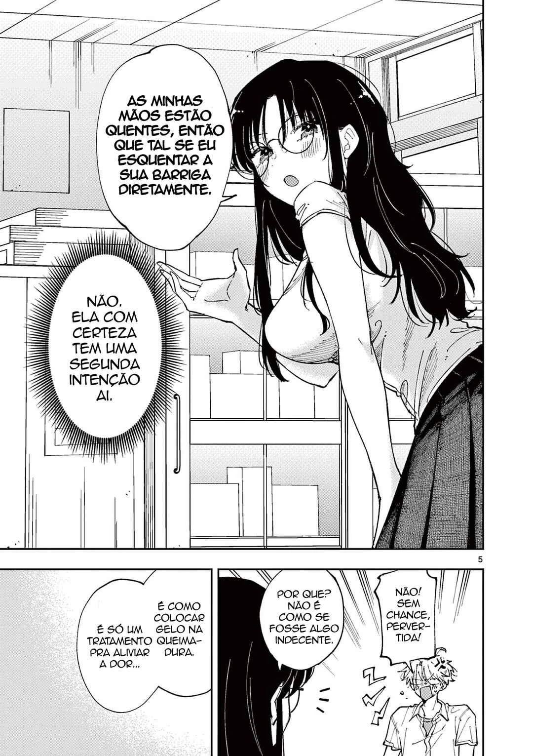 Tonari no Seki no Yatsu ga Souiu Me de Mitekuru — Cap. 10, pág. 5