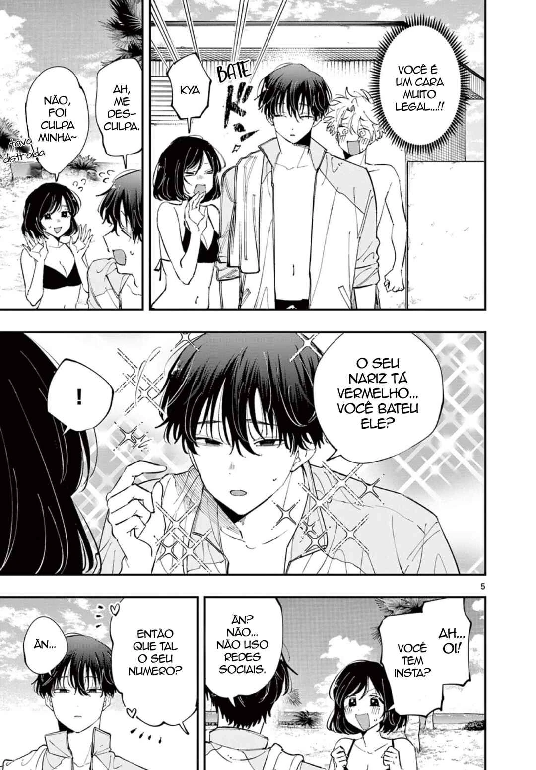 Tonari no Seki no Yatsu ga Souiu Me de Mitekuru — Cap. 100, pág. 5