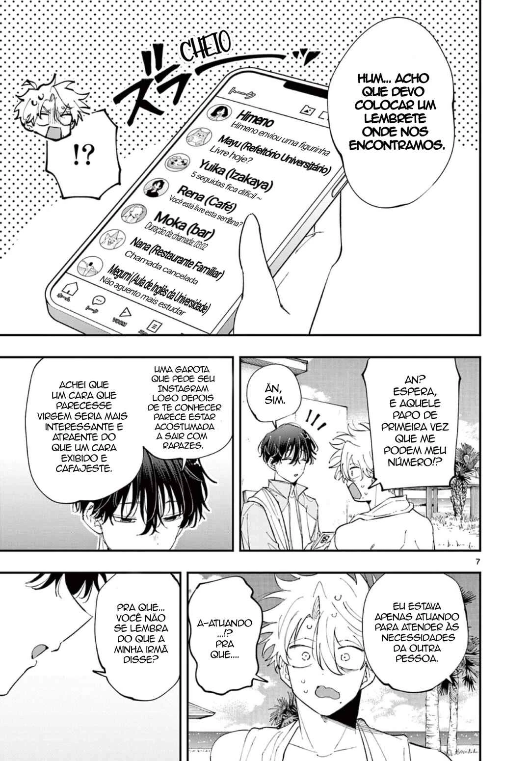 Tonari no Seki no Yatsu ga Souiu Me de Mitekuru — Cap. 100, pág. 7