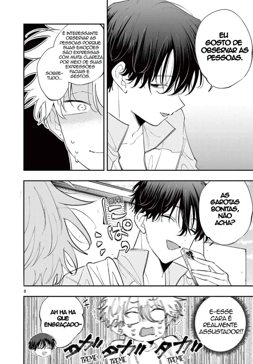 Tonari no Seki no Yatsu ga Souiu Me de Mitekuru — Cap. 100, pág. 8