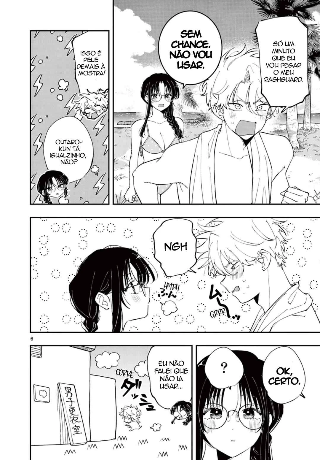 Tonari no Seki no Yatsu ga Souiu Me de Mitekuru — Cap. 102, pág. 6