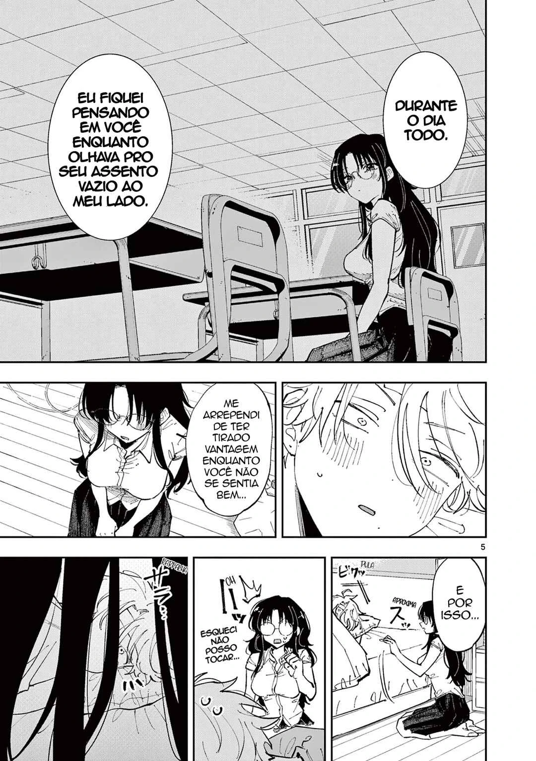 Tonari no Seki no Yatsu ga Souiu Me de Mitekuru — Cap. 12, pág. 5