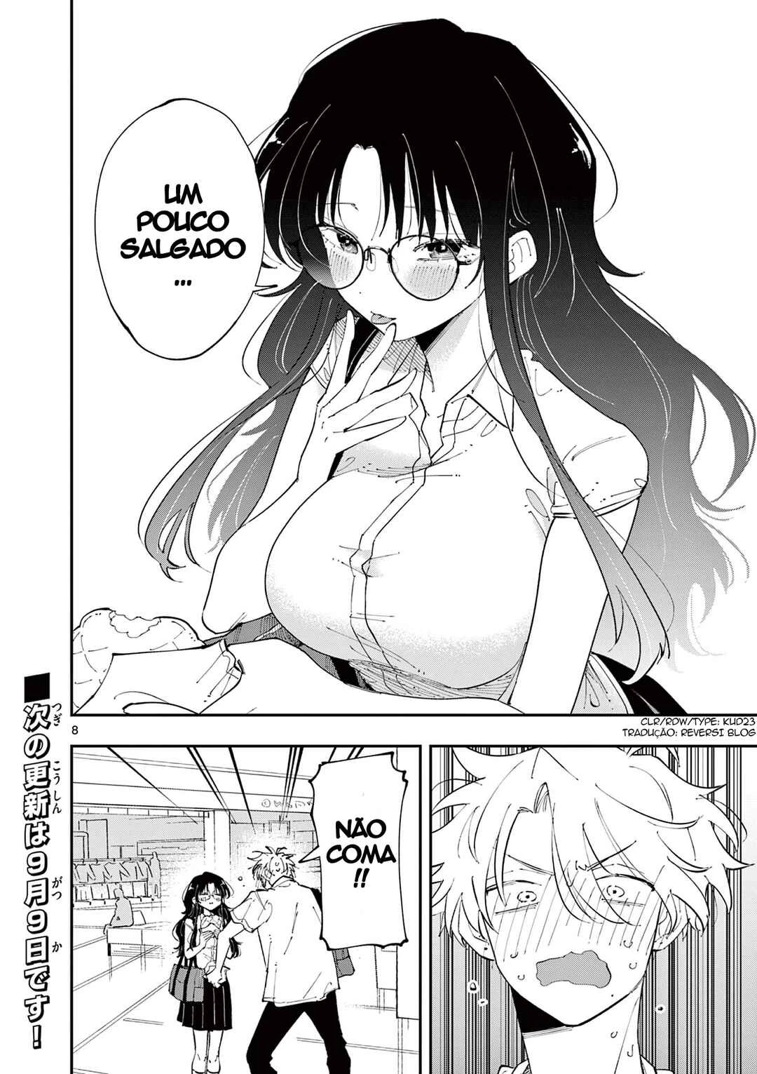 Tonari no Seki no Yatsu ga Souiu Me de Mitekuru — Cap. 19, pág. 8
