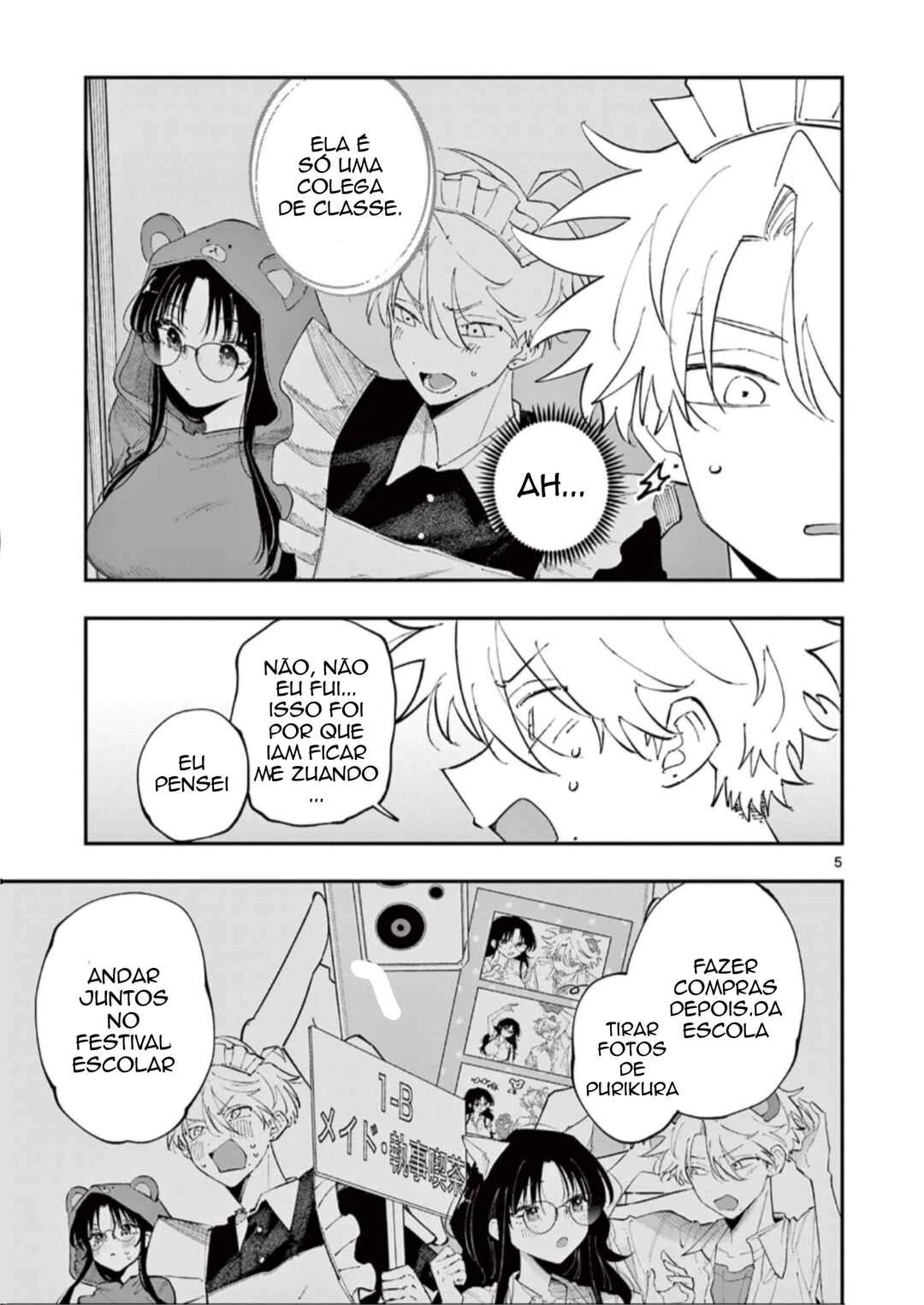 Tonari no Seki no Yatsu ga Souiu Me de Mitekuru — Cap. 28, pág. 5
