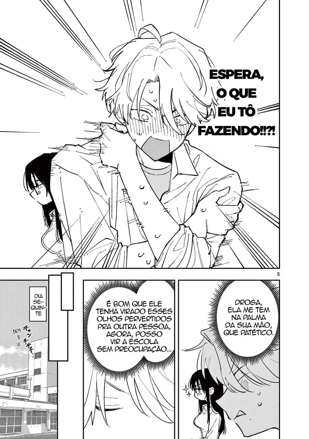 Tonari no Seki no Yatsu ga Souiu Me de Mitekuru — Cap. 3, pág. 5