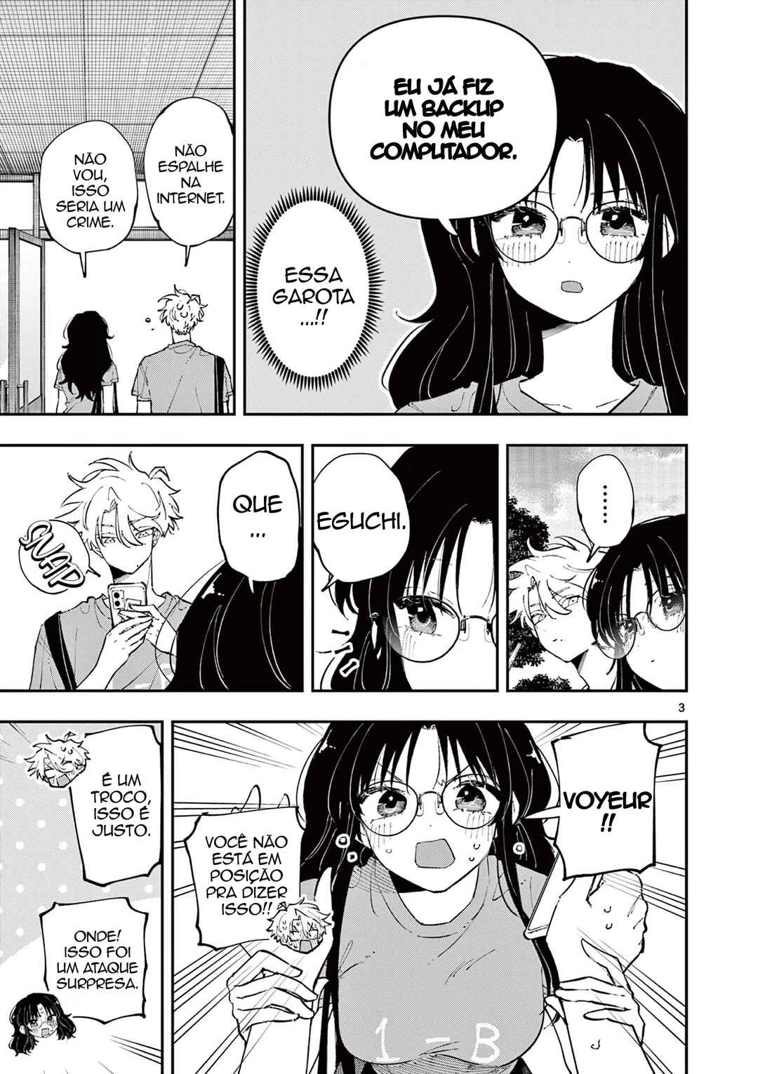 Tonari no Seki no Yatsu ga Souiu Me de Mitekuru — Cap. 33, pág. 3