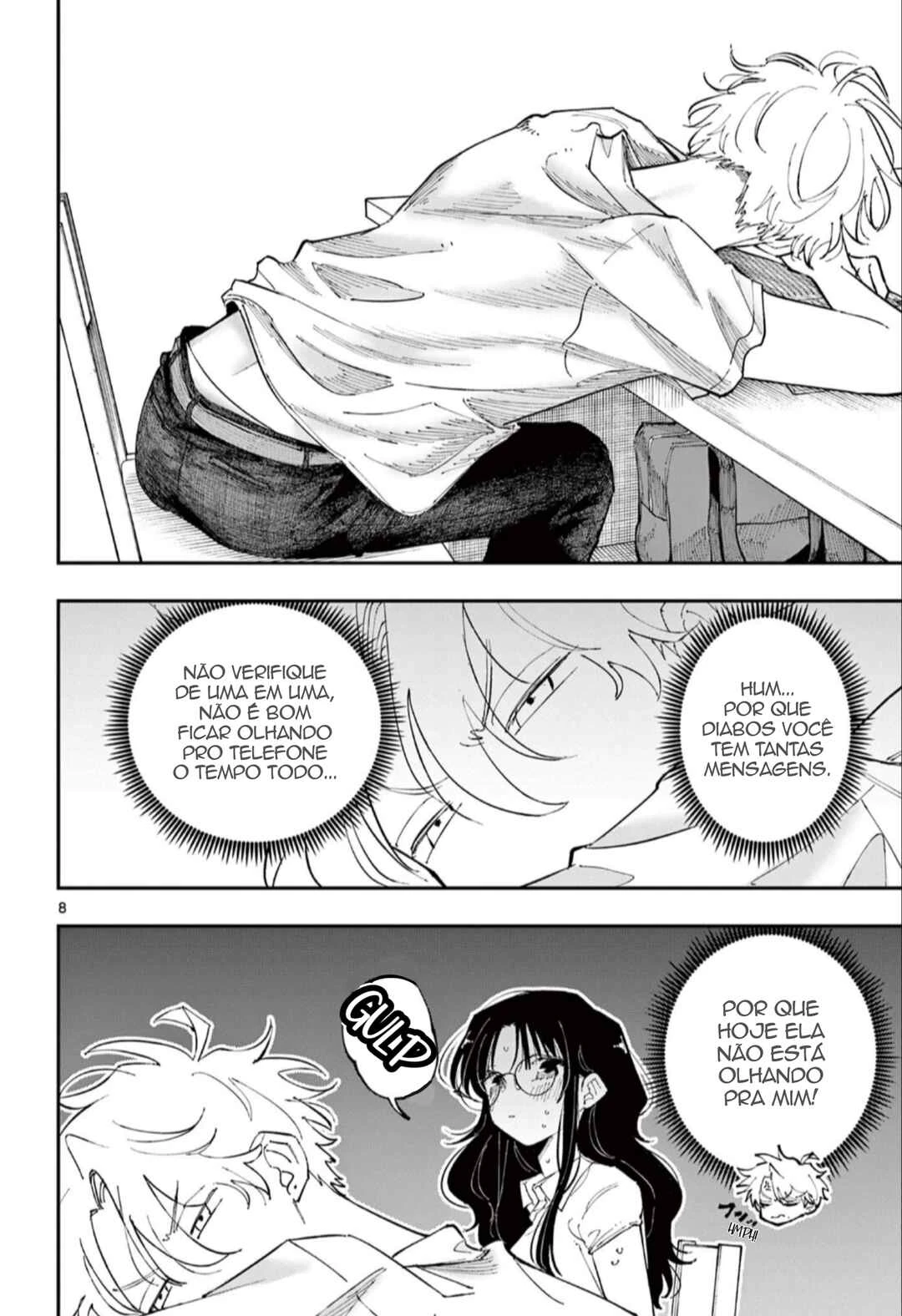 Tonari no Seki no Yatsu ga Souiu Me de Mitekuru — Cap. 36, pág. 8