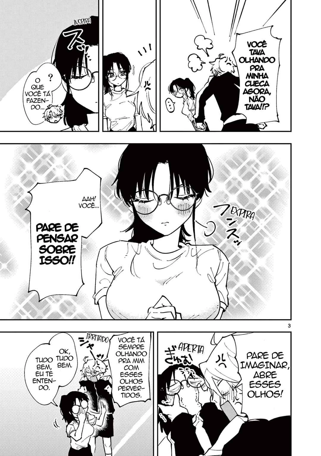 Tonari no Seki no Yatsu ga Souiu Me de Mitekuru — Cap. 4, pág. 3