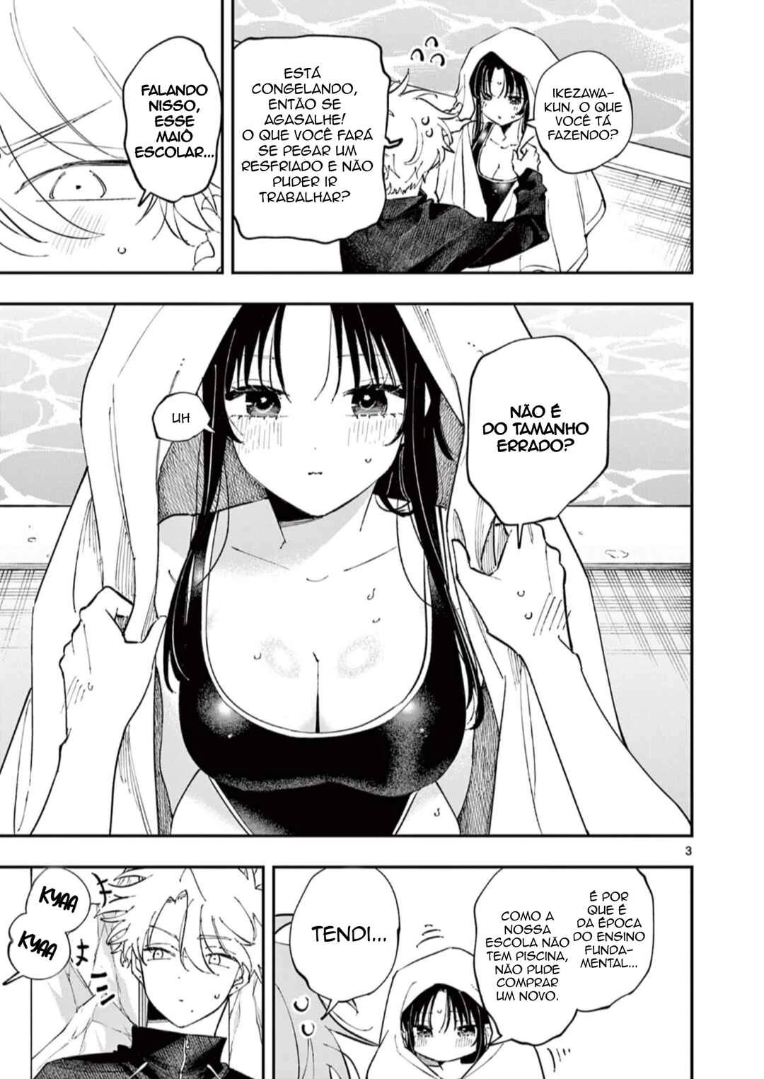 Tonari no Seki no Yatsu ga Souiu Me de Mitekuru — Cap. 60, pág. 3