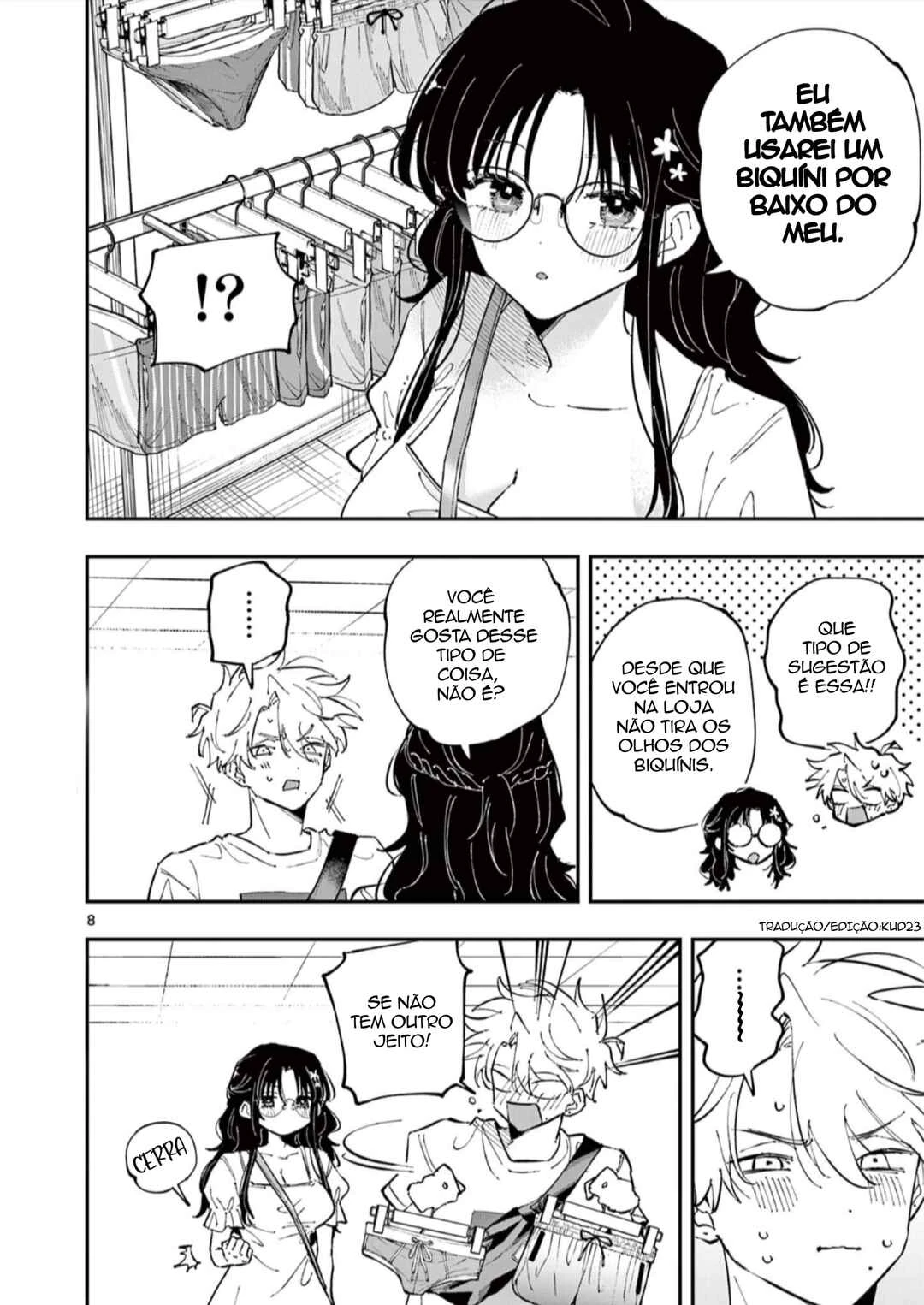 Tonari no Seki no Yatsu ga Souiu Me de Mitekuru — Cap. 63, pág. 8
