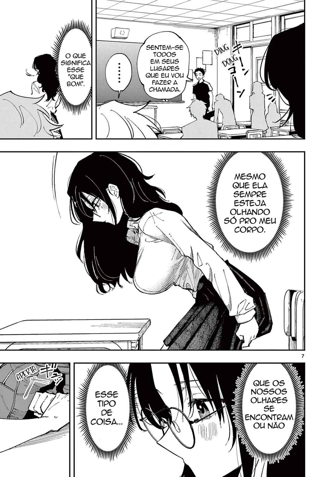 Tonari no Seki no Yatsu ga Souiu Me de Mitekuru — Cap. 7, pág. 7