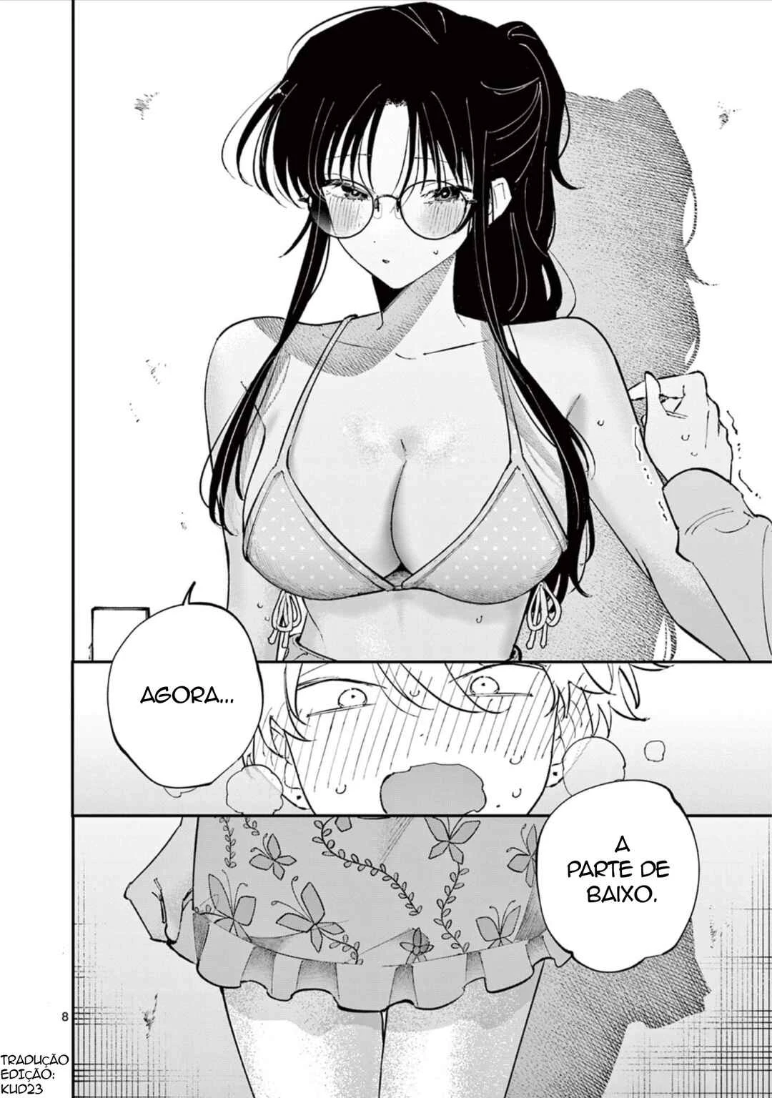 Tonari no Seki no Yatsu ga Souiu Me de Mitekuru — Cap. 70, pág. 8
