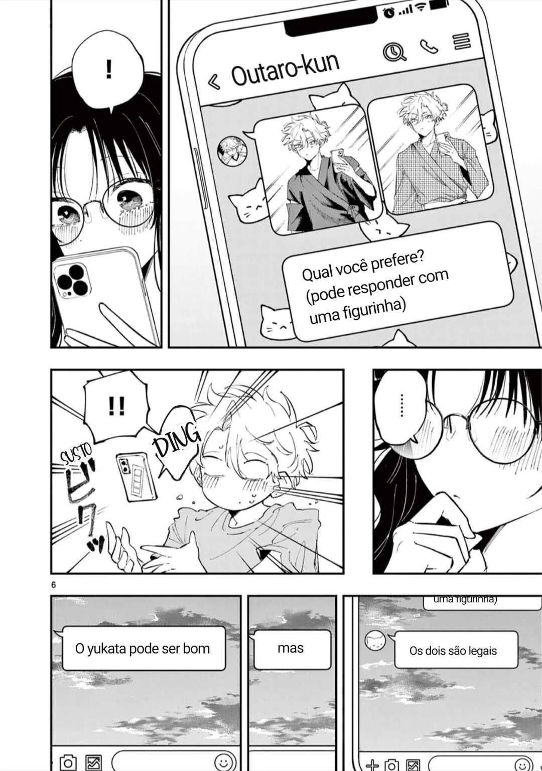 Tonari no Seki no Yatsu ga Souiu Me de Mitekuru — Cap. 76, pág. 6