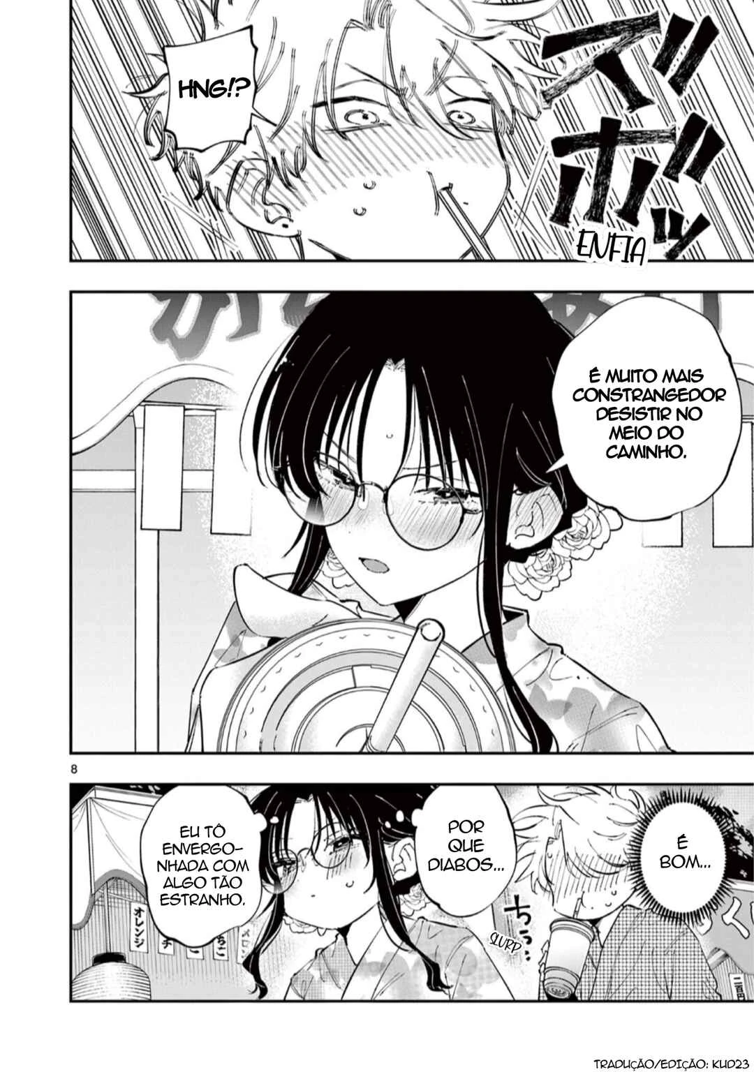 Tonari no Seki no Yatsu ga Souiu Me de Mitekuru — Cap. 79, pág. 8