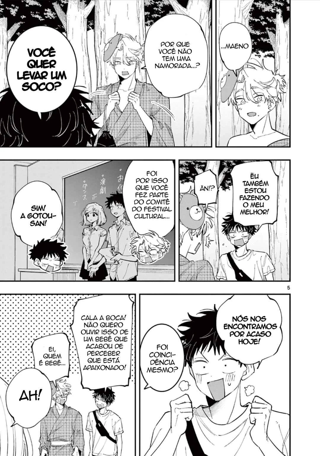 Tonari no Seki no Yatsu ga Souiu Me de Mitekuru — Cap. 90, pág. 5