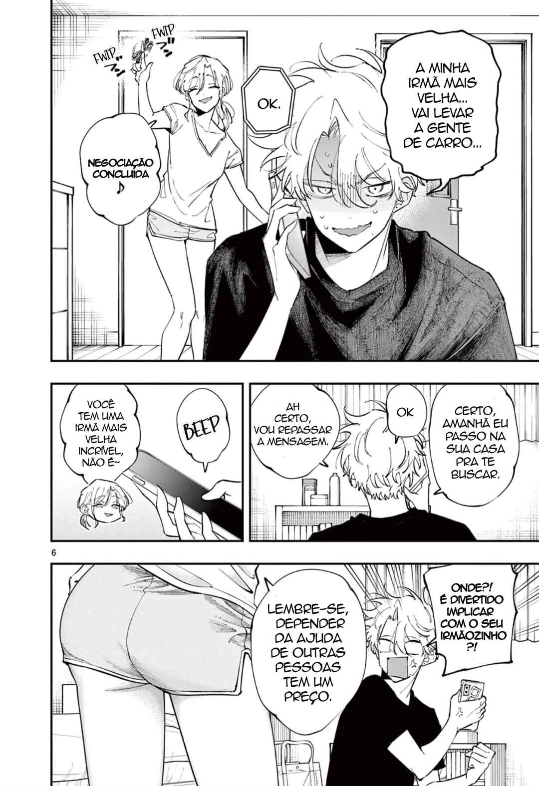 Tonari no Seki no Yatsu ga Souiu Me de Mitekuru — Cap. 97, pág. 6