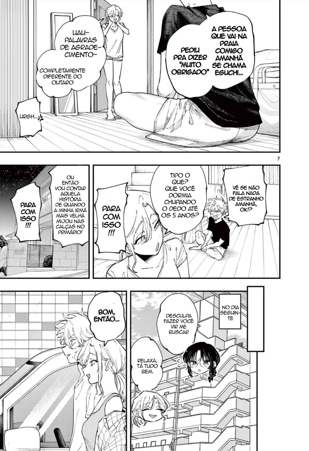Tonari no Seki no Yatsu ga Souiu Me de Mitekuru — Cap. 97, pág. 7