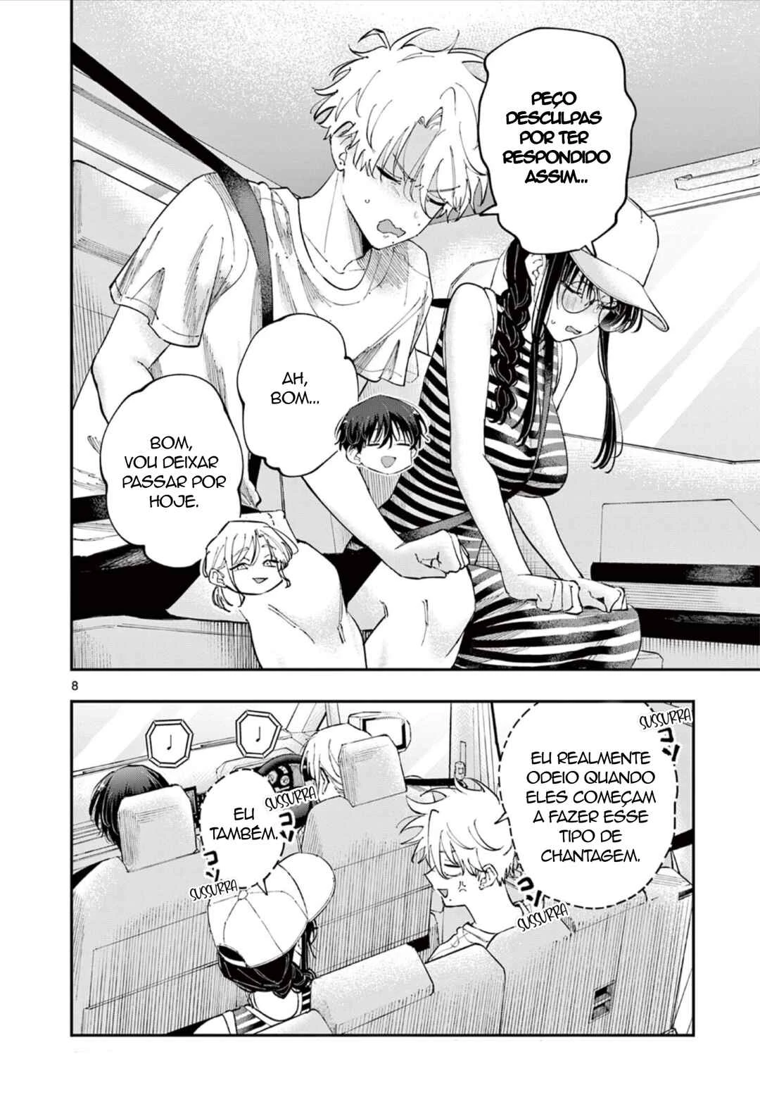 Tonari no Seki no Yatsu ga Souiu Me de Mitekuru — Cap. 99, pág. 8