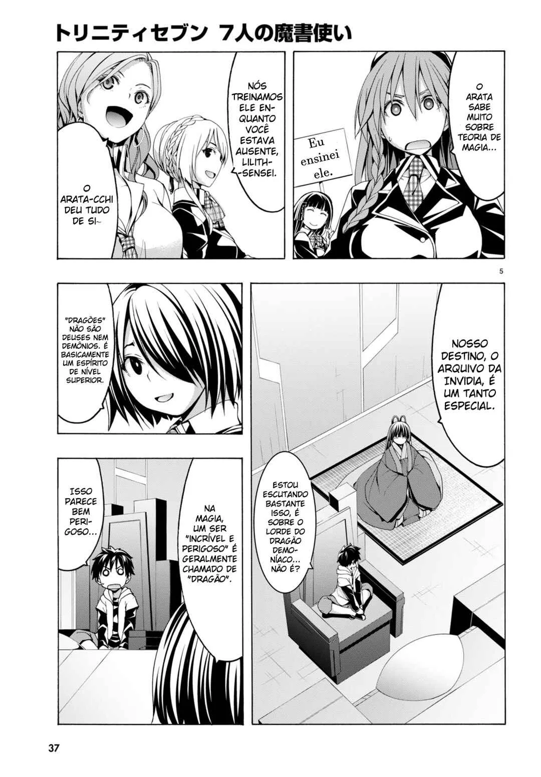 Trinity Seven — Cap. 140, pág. 6